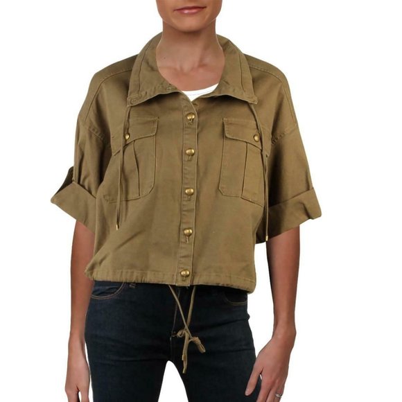 NEW!Ralph 12 Lauren military crop jacket - Picture 2 of 15